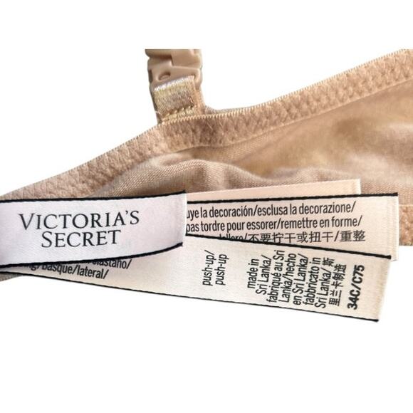 NWOT VICTORIA'S SECRET Sexy Tee Lacie Push-Up Bra Praline / Tan Size 34C - Picture 5 of 6